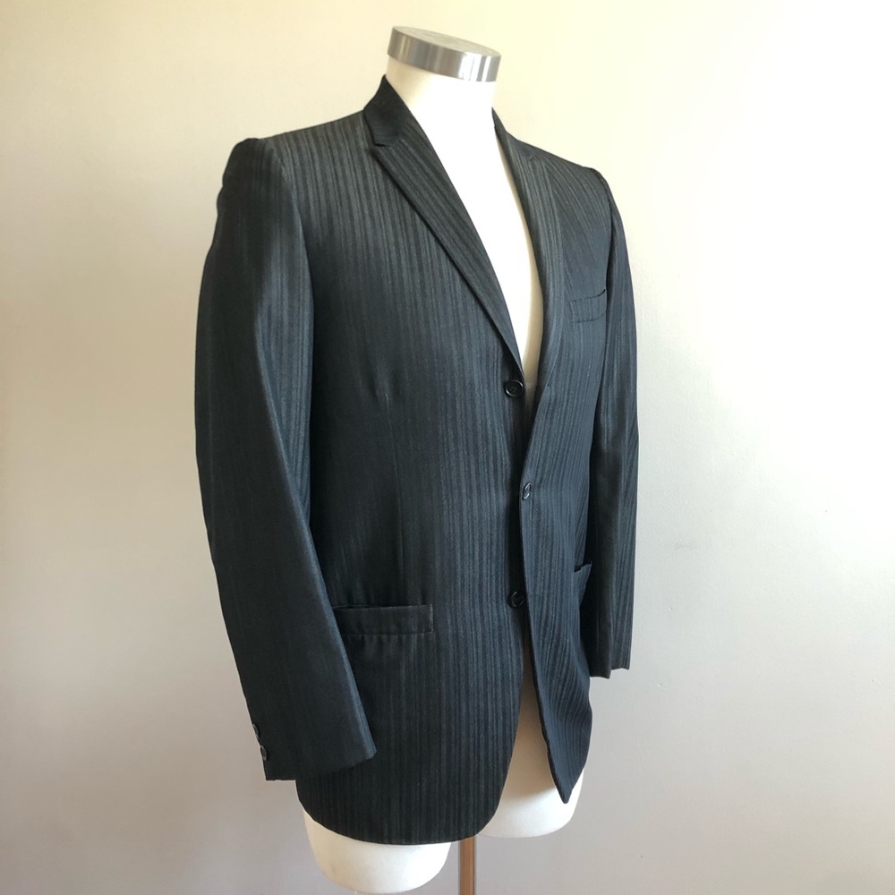 Sharkskin Pinstripe Jacket
